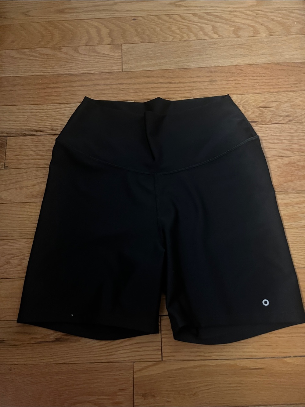 alo High-Waist Black Active Shorts
